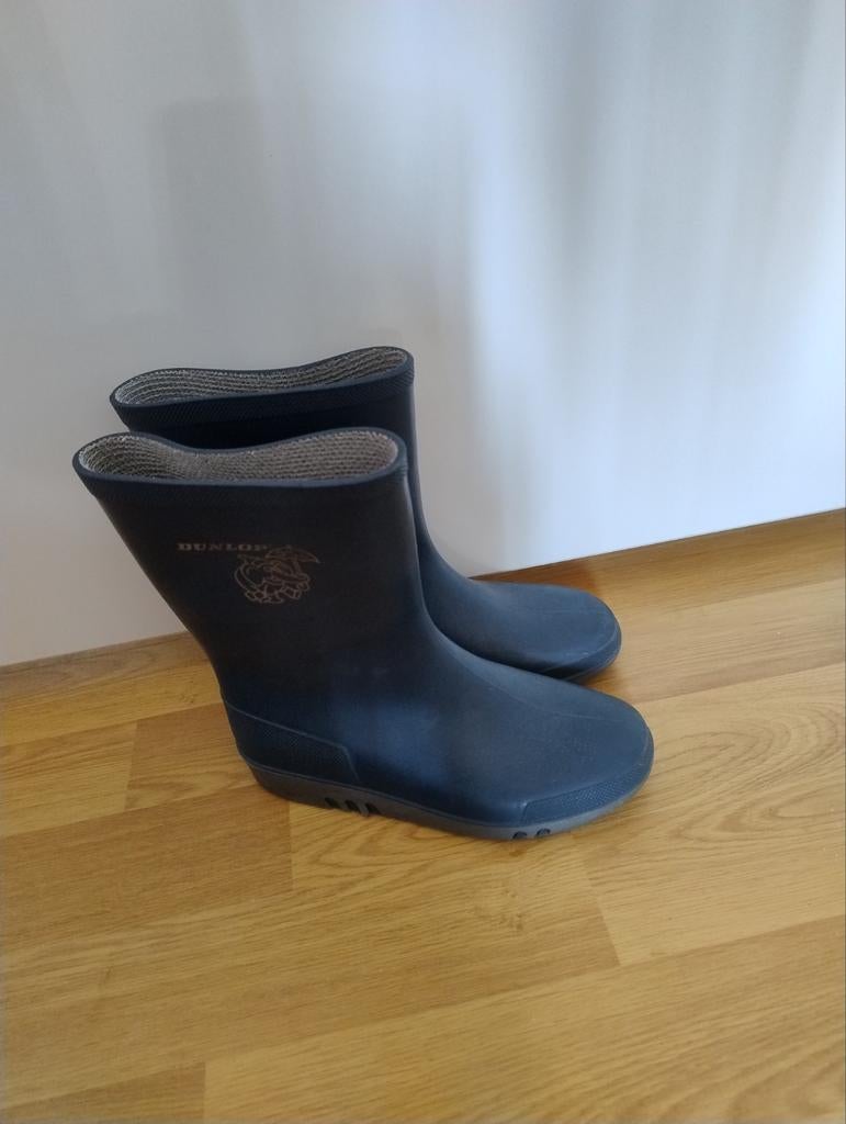 Donkerblauwe Dunlop laarzen, maat 30, zo goed als nieuw, Ophalen of Verzenden