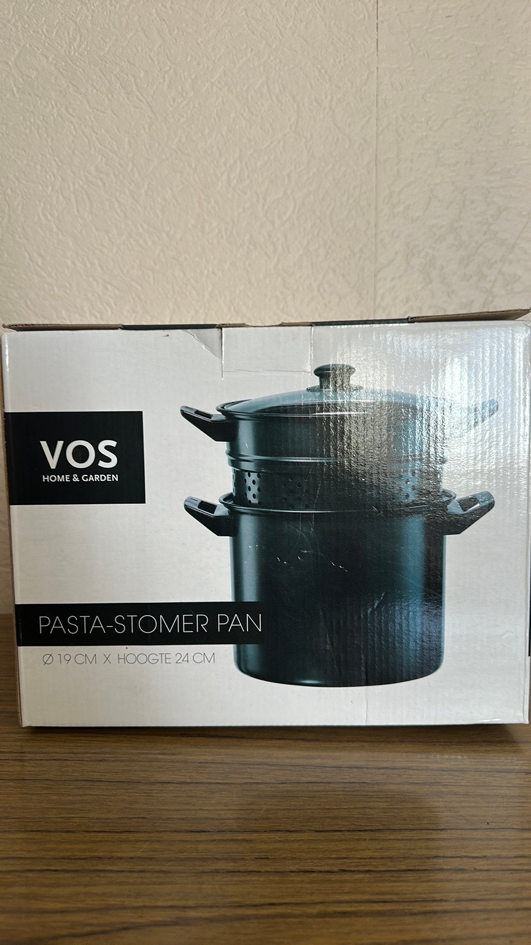 Pasta Stomer Pan Nieuw, Huis en Inrichting, Keuken | Potten en Pannen, Ophalen of Verzenden, Nieuw, Rvs, Overige typen