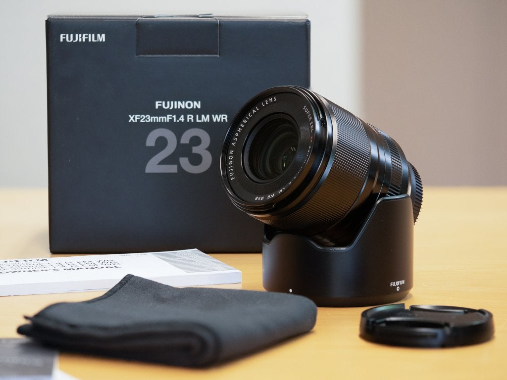 Fujifilm XF 23mm 1:1.4 R LM WR - Nieuwstaat, Fujifilm, Ophalen of Verzenden, Zo goed als nieuw, Standaardlens