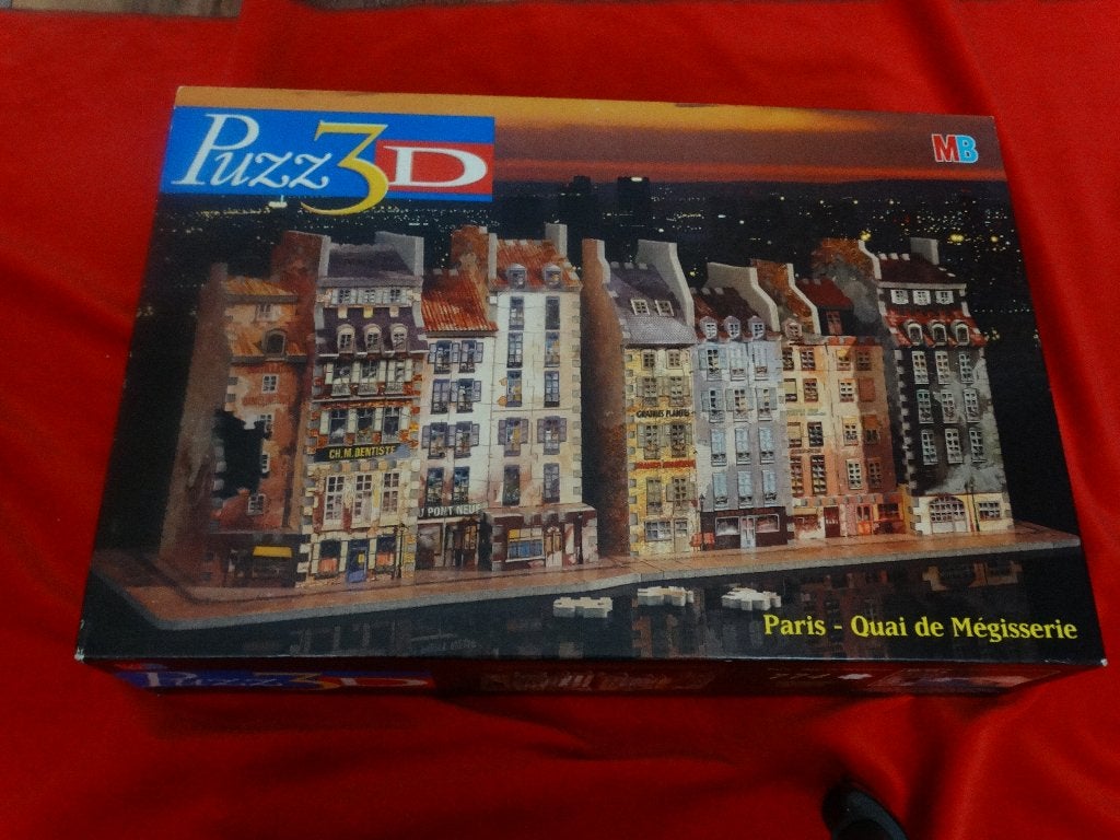 Puzel 3D MB, Paris- Quai de Megisserie,Extra uitdaging 774, Ophalen, 500 t/m 1500 stukjes, Nieuw, Rubik's of 3D-puzzel