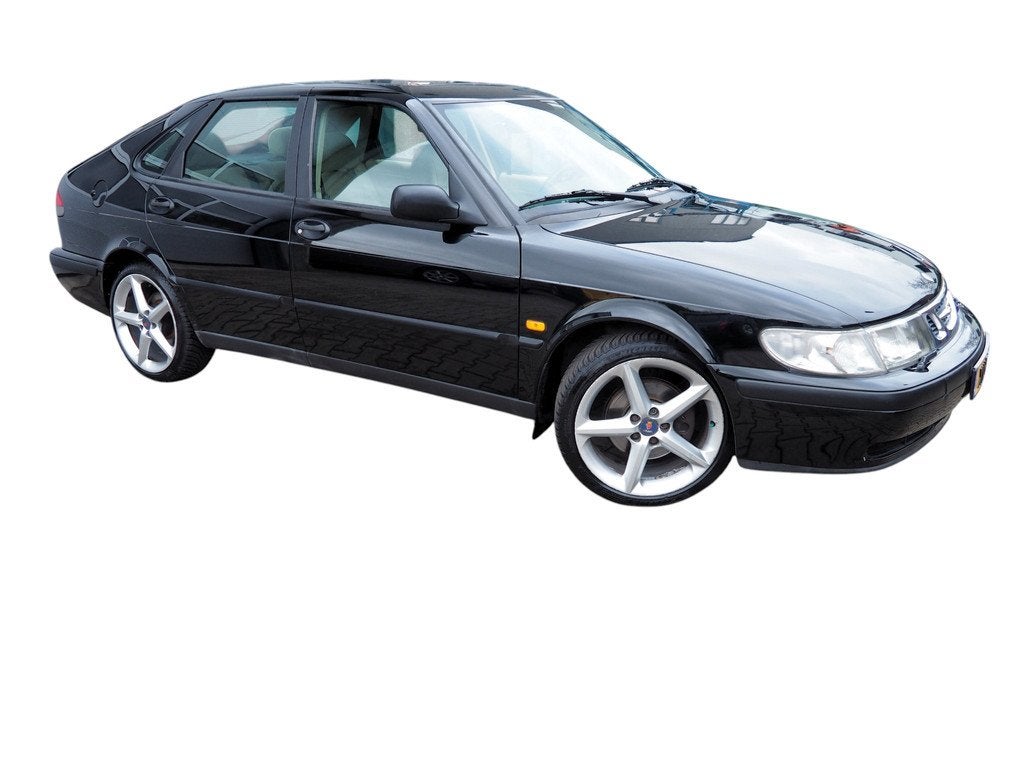 Saab 9-3 2.0 ELEK. PAKKET 5 DEURS LM VELGEN (bj 1999), Auto's, Metallic lak, Zwart, Bedrijf, Handgeschakeld