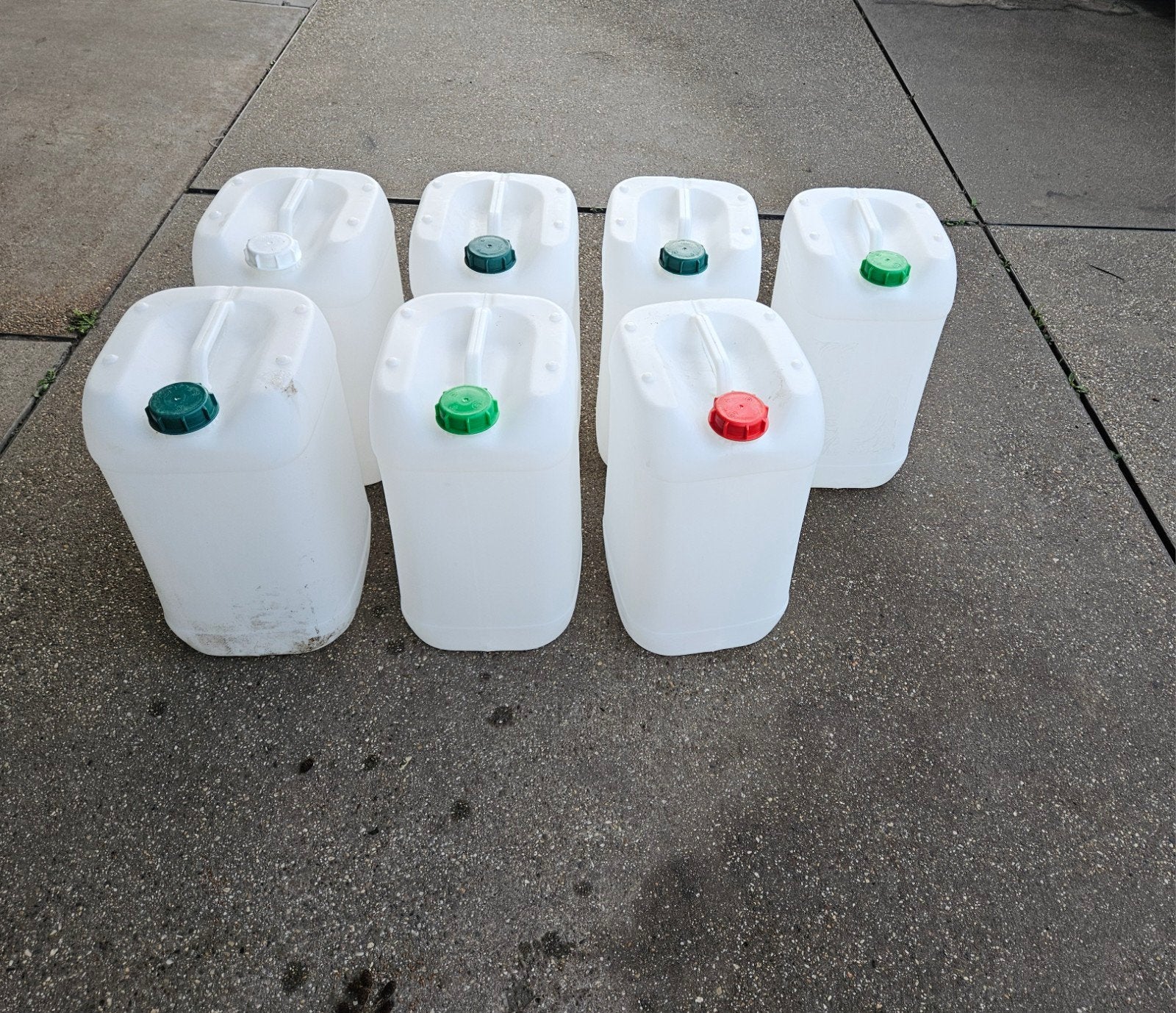 5 x 25 liter sterkte kunststof jerrycan's un gekeurd, Ophalen, Nieuw