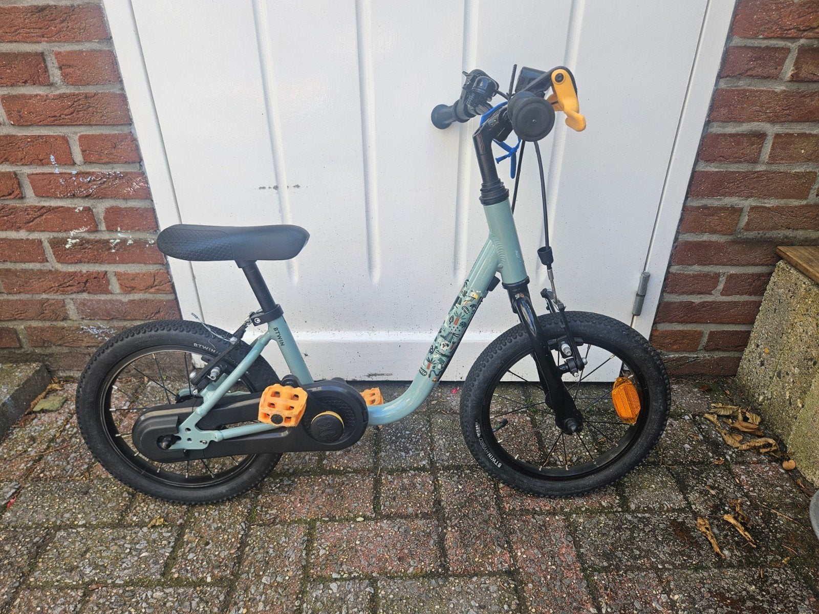 BTWIN 14 INCH KINDERFIETS, Ophalen, Minder dan 16 inch, Zijwieltjes