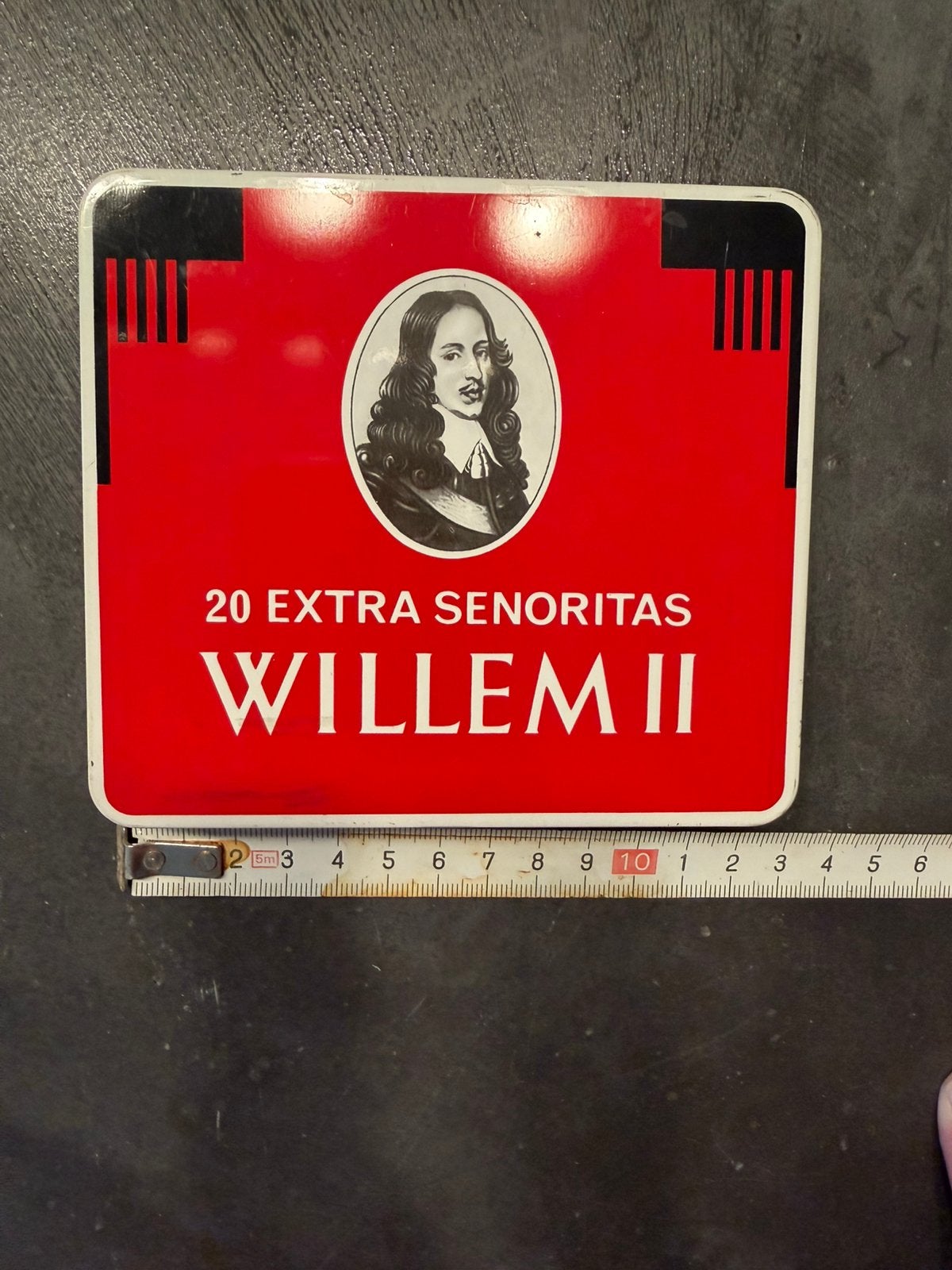 Willem II sigaren (of sigaretten?) blikje., Ophalen of Verzenden, Gebruikt, Overige, Overige merken