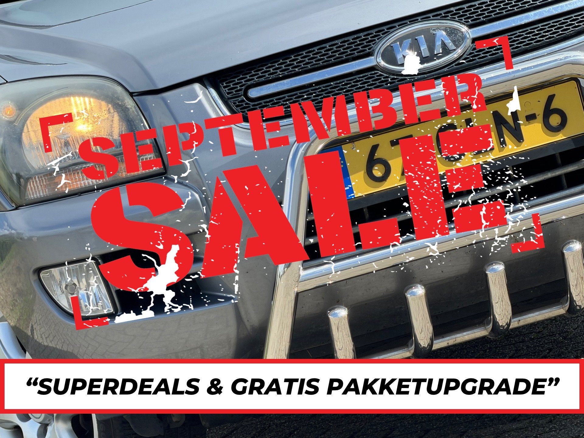 Kia Sportage 2.0 CVVT X-cite - Grayish Silver - LPG G3 - 89c, Auto's, 1486 kg, Gebruikt, Zwart, 4 cilinders
