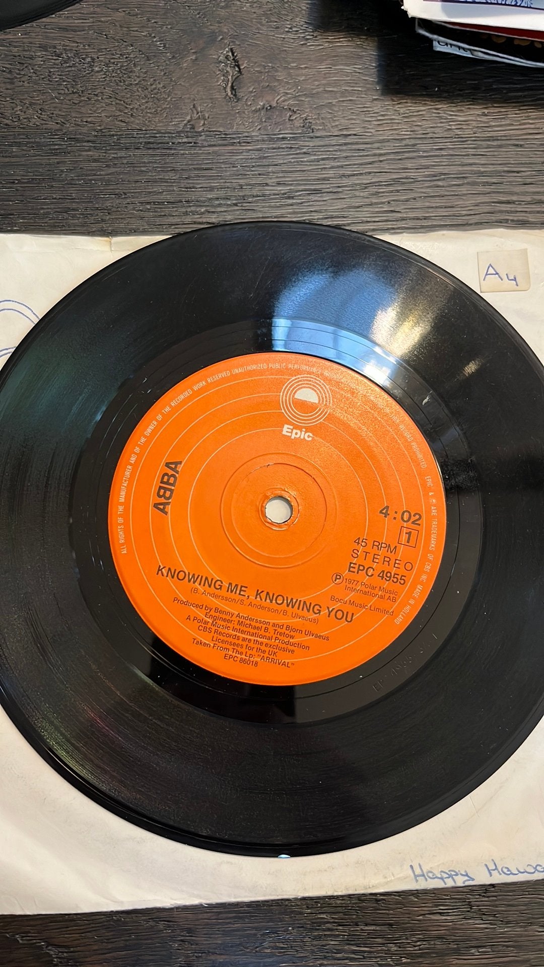 Abba single, Ophalen of Verzenden, Gebruikt, Pop