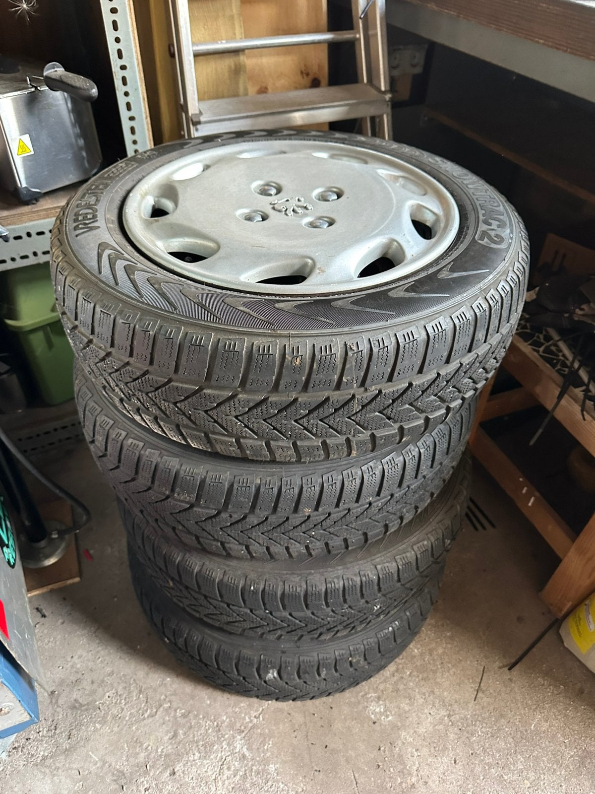 Winterbanden Peugeot 206, Ophalen, Gebruikt