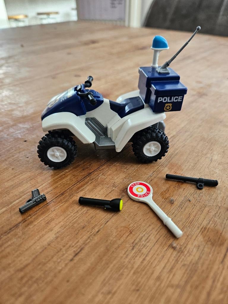 Playmobil Politie quad 3655, Ophalen of Verzenden, Zo goed als nieuw