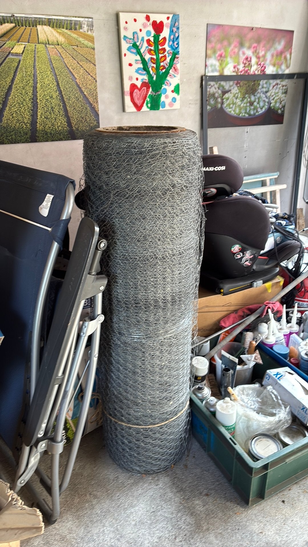 Kippengaas 50 cm hoog, Ophalen, Zo goed als nieuw, Minder dan 10 meter