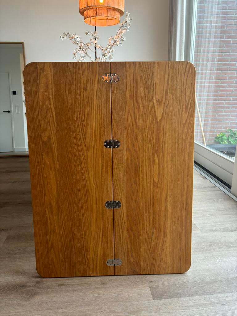 massief teakhouten boot tafel, Watersport en Boten, Bootonderdelen, Zo goed als nieuw, Ophalen