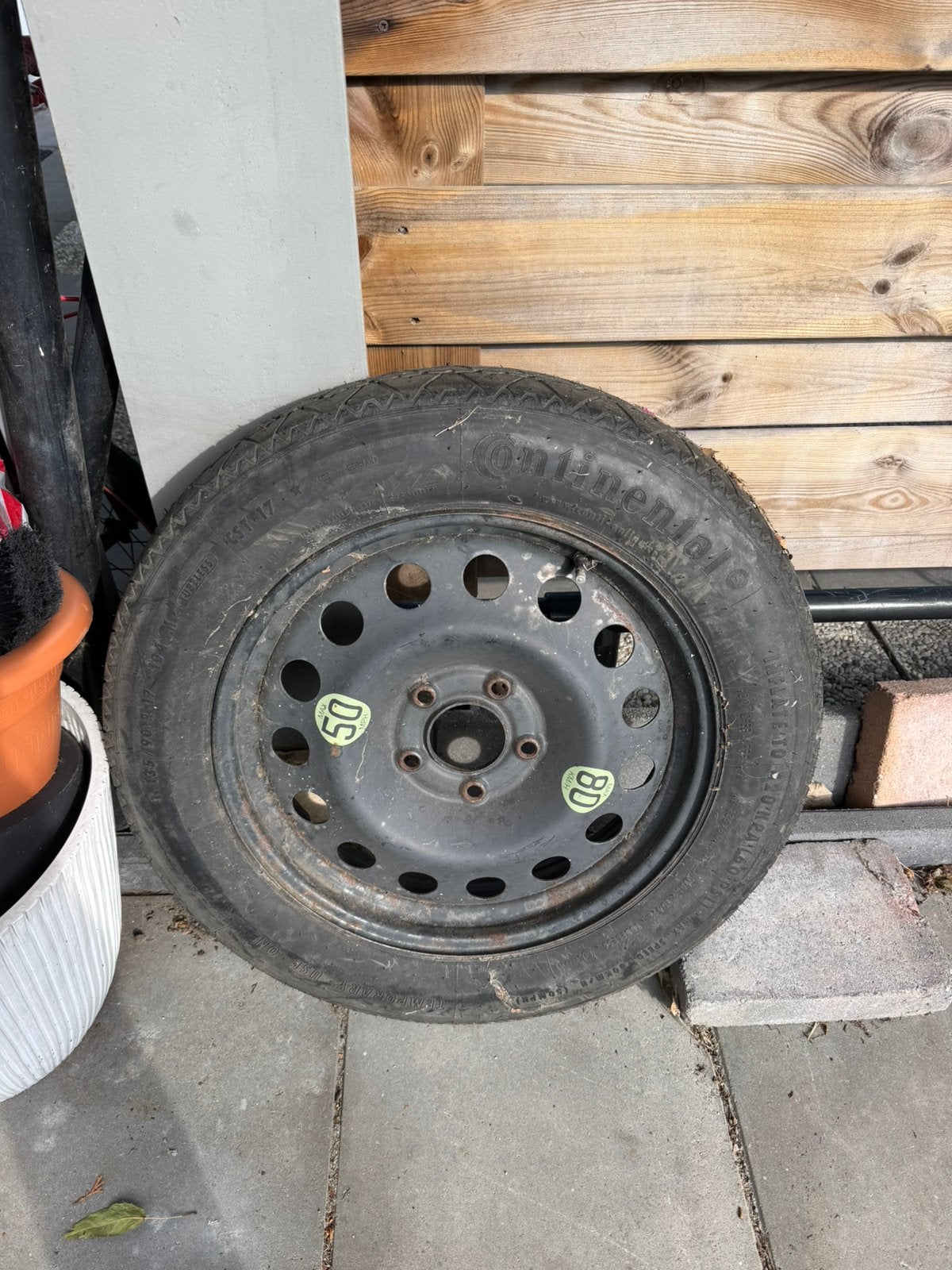 Reserveband thuiskomertje, Auto diversen, Ophalen, Zo goed als nieuw