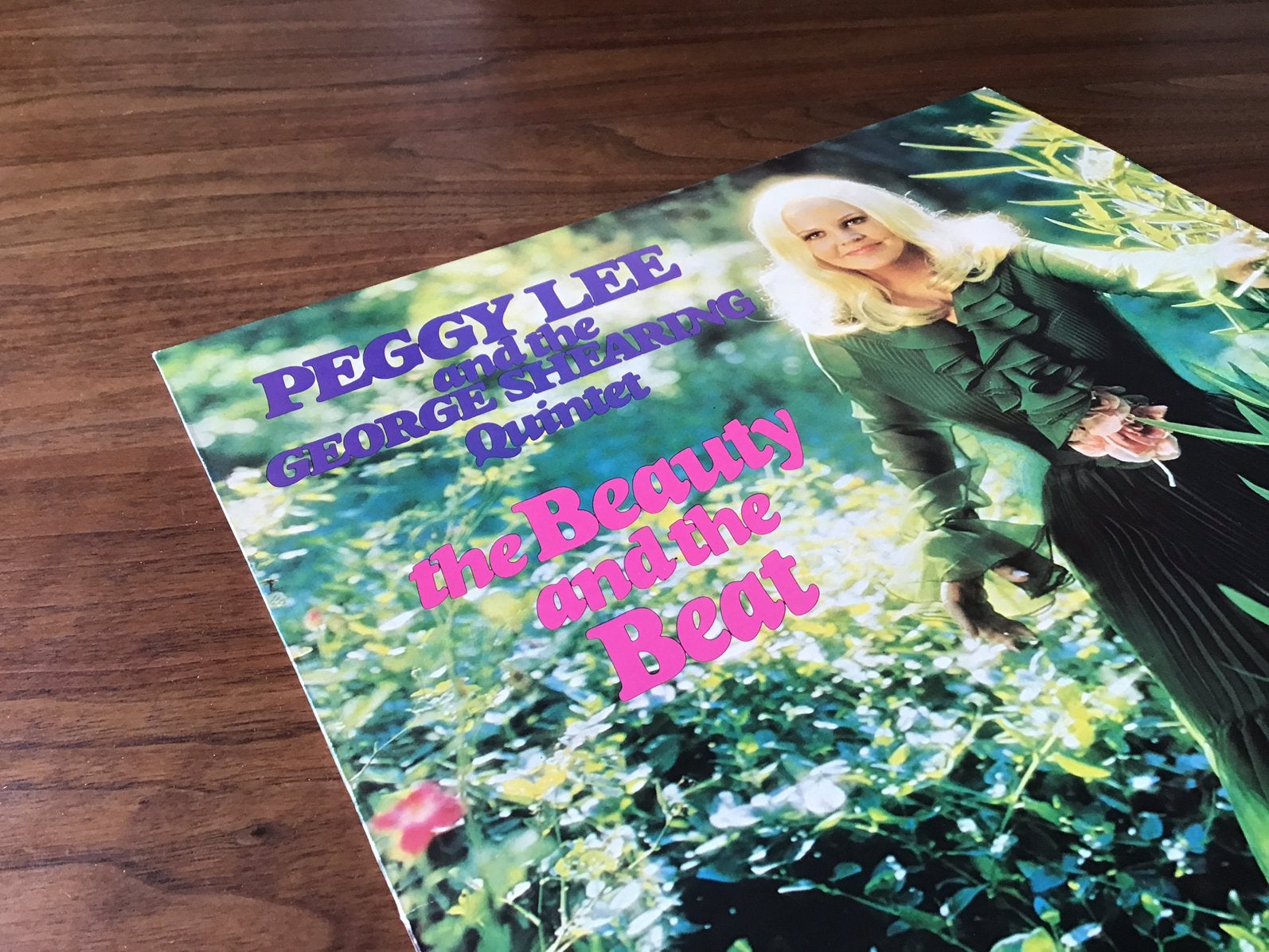 LP, 1959, PEGGY LEE, GEORGE SHEARING QUINTET, BEAUTY & BEAT., Ophalen of Verzenden, Zo goed als nieuw, LP