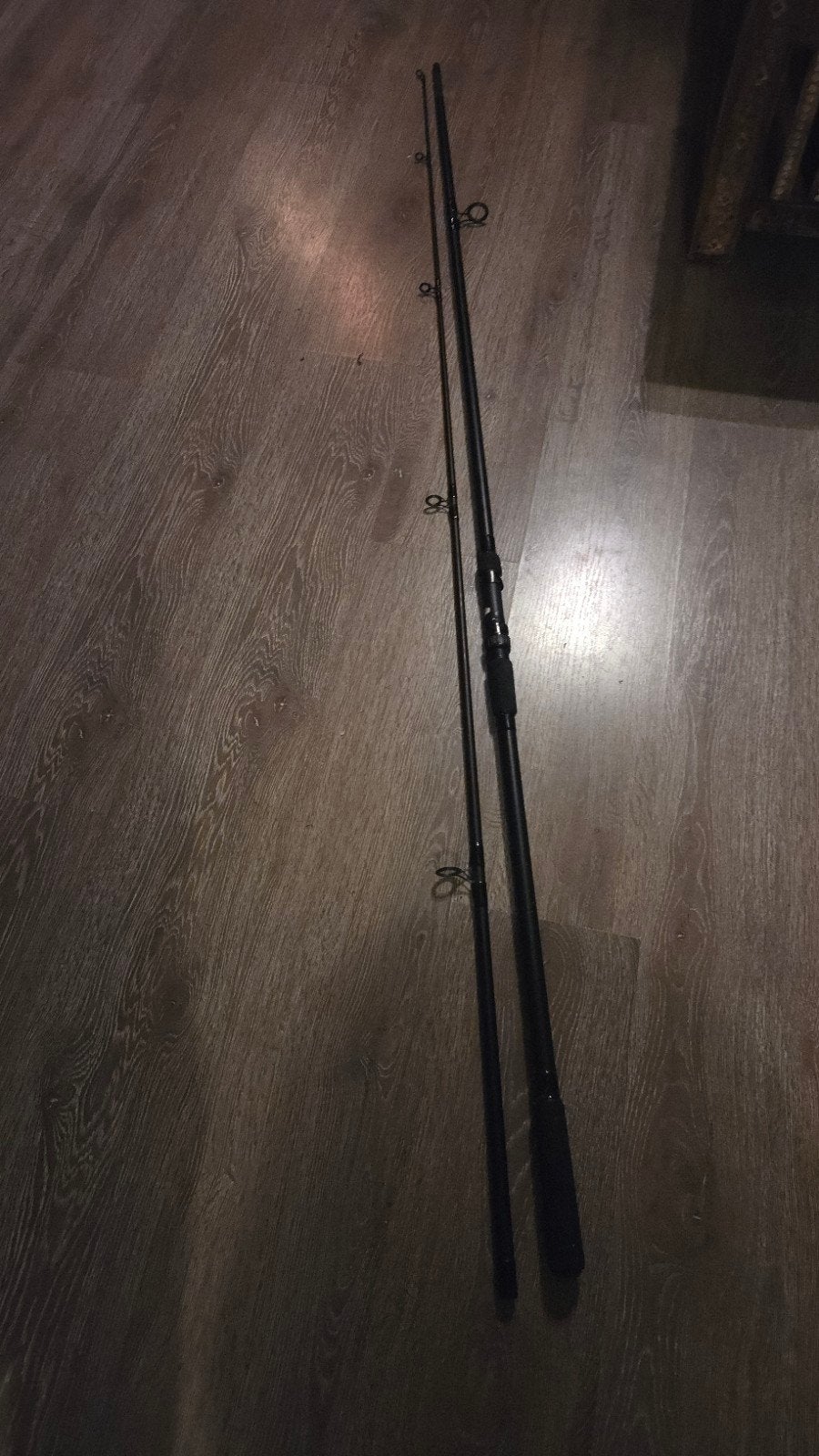 2 hengels te koop: 3.5m en 5m, Ophalen, Zo goed als nieuw
