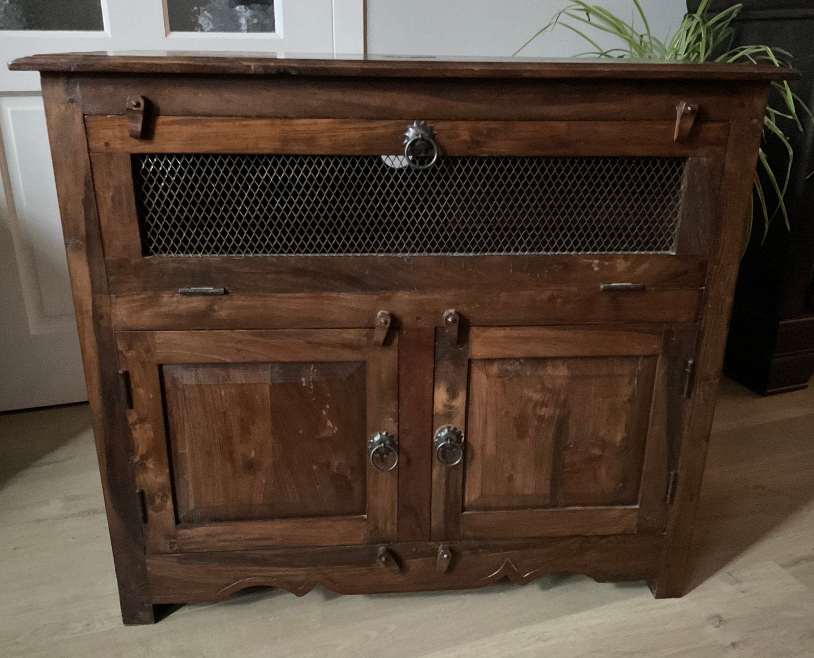 Tv meubel, Huis en Inrichting, Ophalen, Koloniaal, Teakhout, 50 tot 100 cm