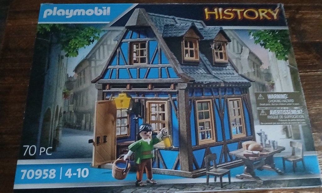 Playmobil 70958 set, compleet en nieuw, Kinderen en Baby's, Speelgoed | Playmobil, Gebouw, Complete set, Zo goed als nieuw, Historisch