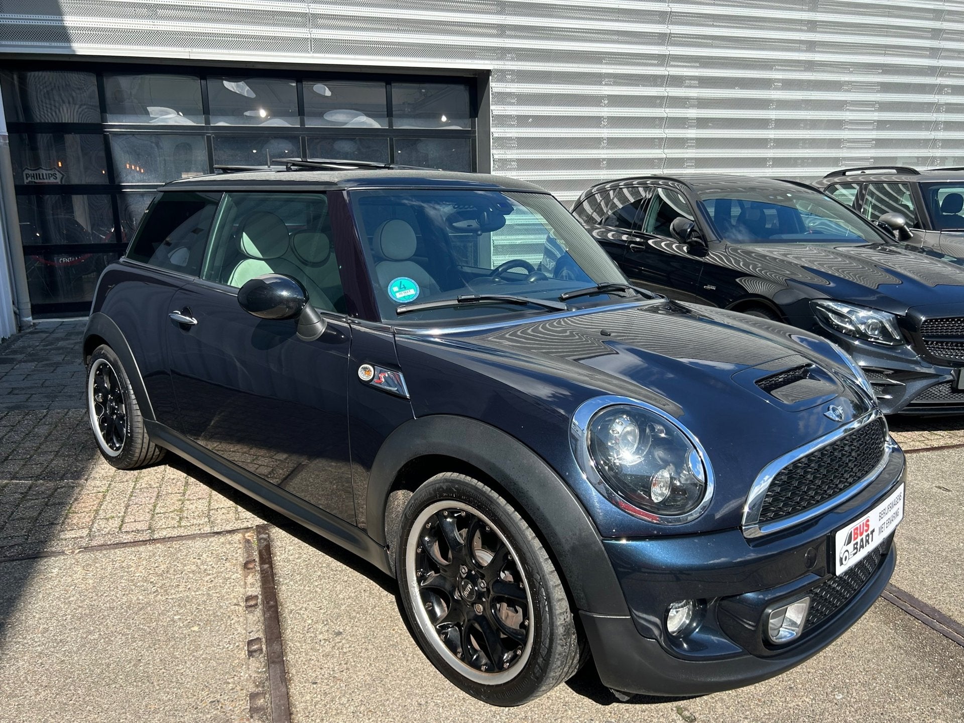 Mini 3-Deurs 1.6 Cooper S Westminster|Airco|Pano|Navi|Leder|, Euro 5, Gebruikt, Beige, 4 cilinders