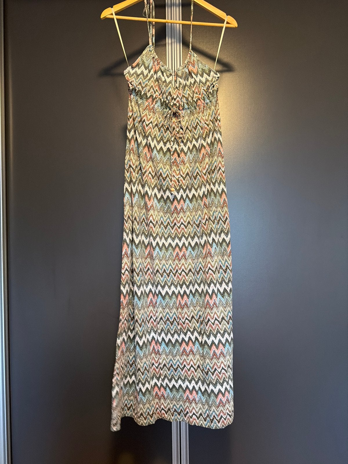 Lola Lola Maxi Jurk Maat S (ook geschikt voor 38/40), Meerkleurig, Ophalen of Verzenden, Maat 36 (S), Gedragen