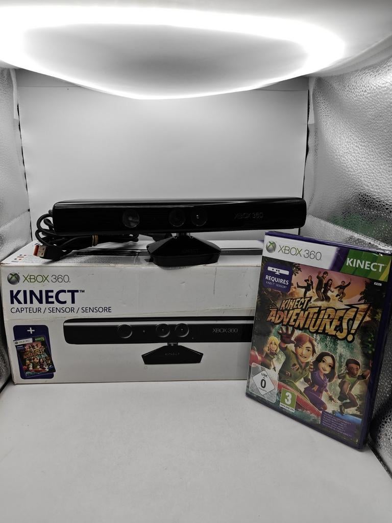Xbox 360 Kinect met Kinect Adventures! Boxed, Spelcomputers en Games, Avontuur en Actie, ., Ophalen of Verzenden, Zo goed als nieuw