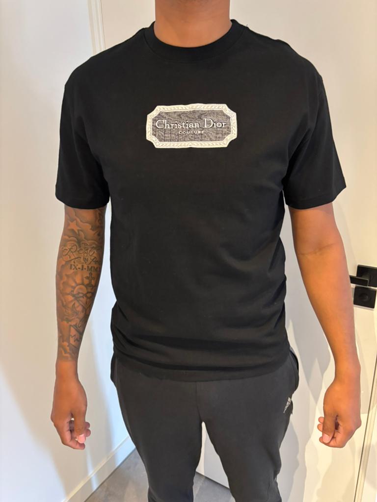 Christian dior shirt, Kleding | Heren, T-shirts, Ophalen of Verzenden, Zo goed als nieuw, Zwart