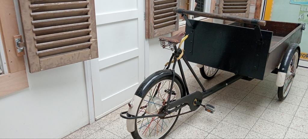 Vintage Bakfiets, Gebruikt, Goederen, Trommelrem, Ophalen