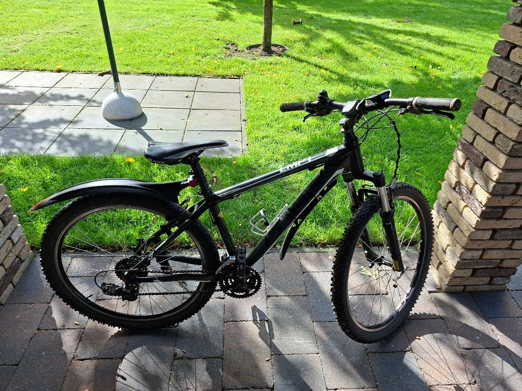 Zwarte Cube mountainbike mountain bike cross bike fiets, Fietsen en Brommers, Gebruikt, Hardtail, Heren, Schijfrem