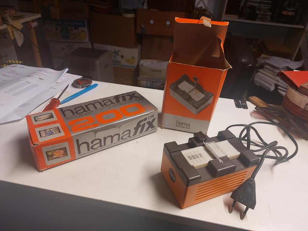 Hama Diafix 200 en Hamafix diaraam inzetapparaat, Ophalen of Verzenden, Gebruikt