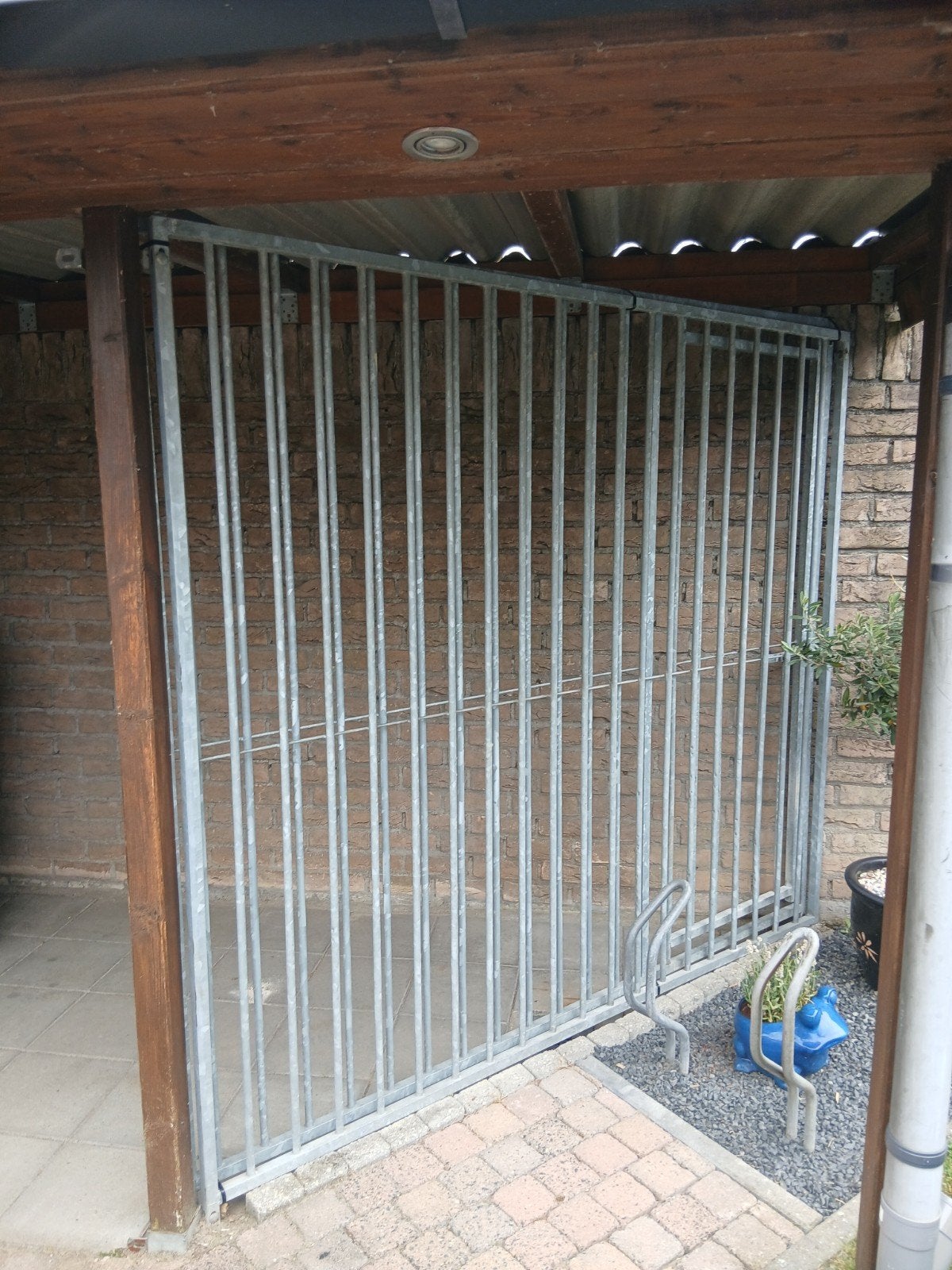 Hondenkennel panelen 2x 200x180, Dieren en Toebehoren, Hondenhokken, Ophalen, Zo goed als nieuw, 110 cm of meer, 100 cm of meer