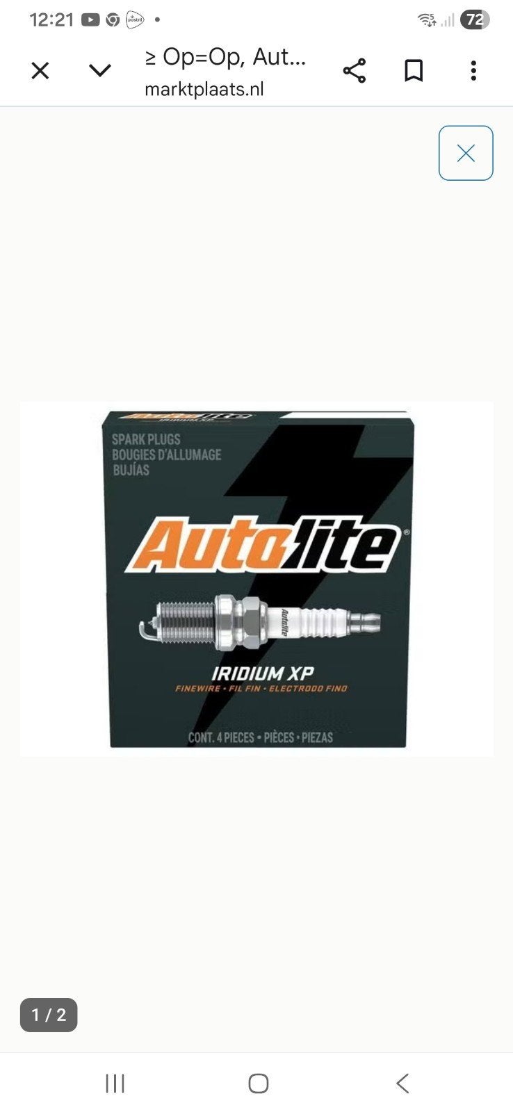 Autolite XP5325  - 6st , 96 euro, Ophalen of Verzenden, Nieuw