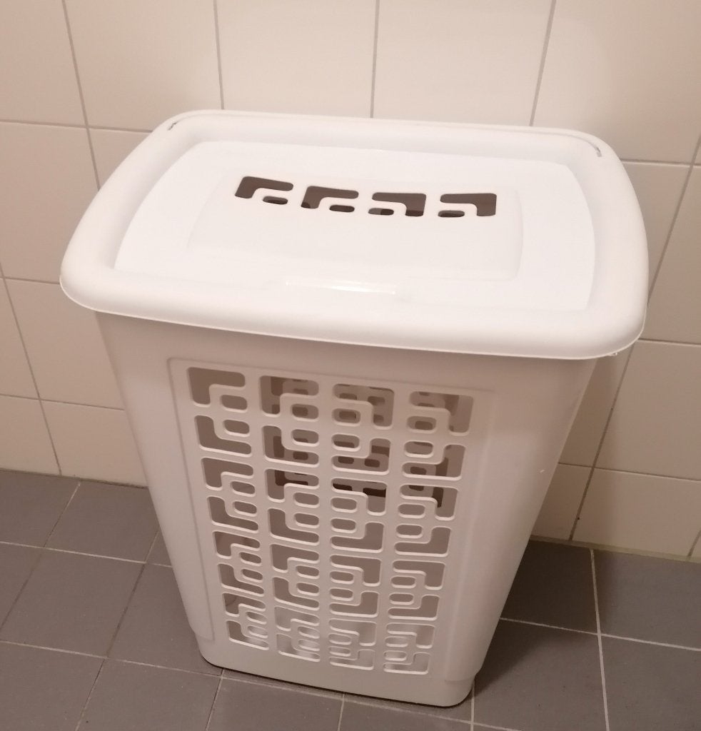 Wasmand kunststof wit € 8,00, Ophalen, Gebruikt, Wasmand, Wit