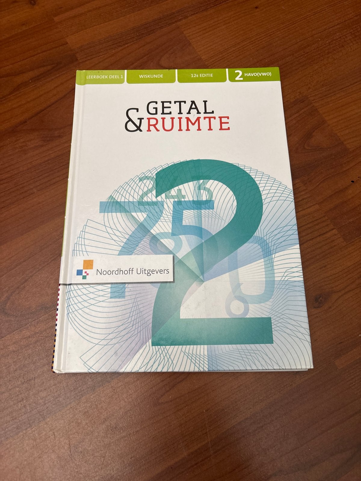 Getal & Ruimte Wiskunde 2 HAVO(VWO) 12e editie, Ophalen of Verzenden, Beta, Nieuw