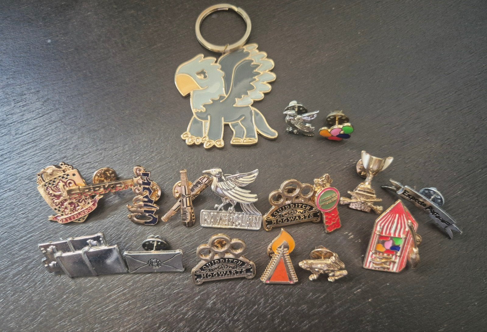 Harry Potter pins en sleutelhanger, Verzamelen, Ophalen of Verzenden, Zo goed als nieuw, Gebruiksvoorwerp