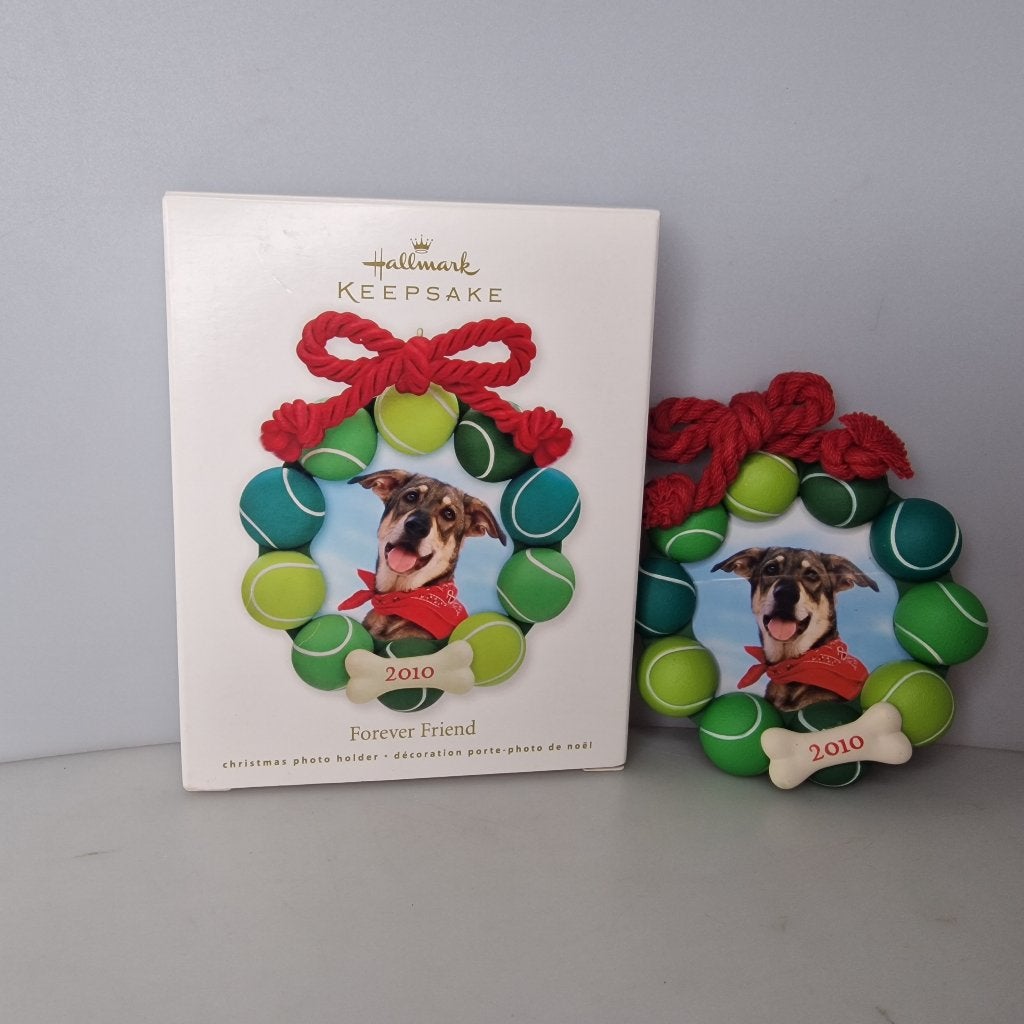 Hallmark Ornament Forever Friend photo holder dog hond kerst, Ophalen of Verzenden, Nieuw