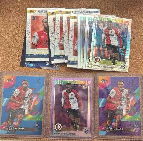 Feyenoord Voetbal Kaartjes - Antoni Milambo, Ophalen of Verzenden, Zo goed als nieuw, Feyenoord, Spelerskaart