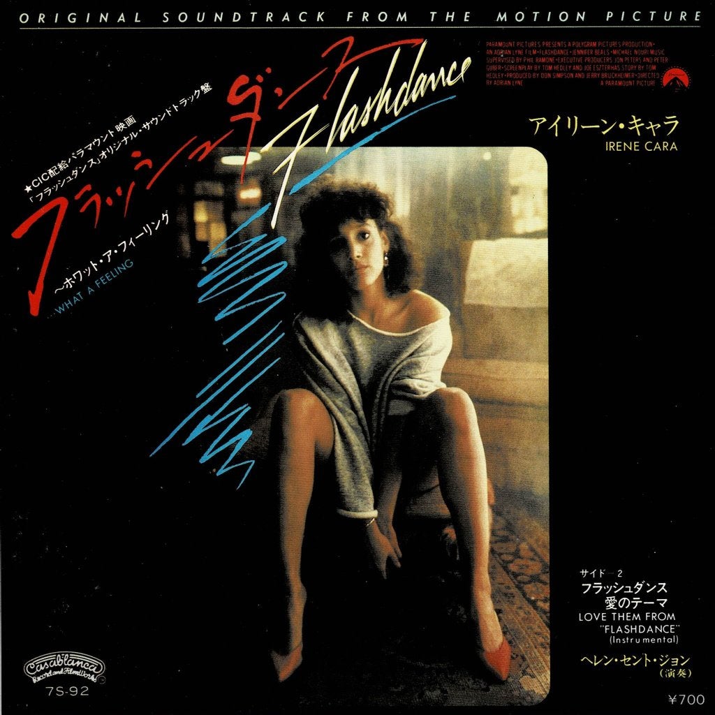 Irene Cara – Flashdance... What A Feeling (Japan 1983), Cd's en Dvd's, Vinyl Singles, Filmmuziek en Soundtracks, 7 inch, Ophalen of Verzenden