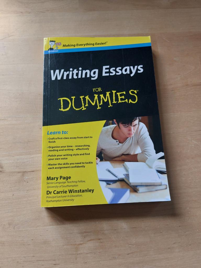 Writing Essays For Dummies - Leer essays schrijven, Gelezen, Mary Page, Dr Carrie Winstanley, Alpha, HBO