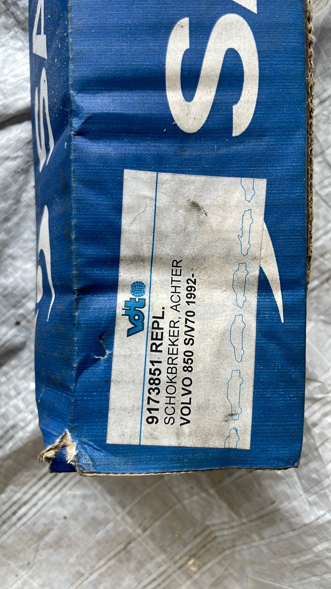 Veren en schokbrekers volvo 850 vanaf 1992 achter. Nieuw, Auto-onderdelen, Ophalen of Verzenden, Nieuw, Volvo