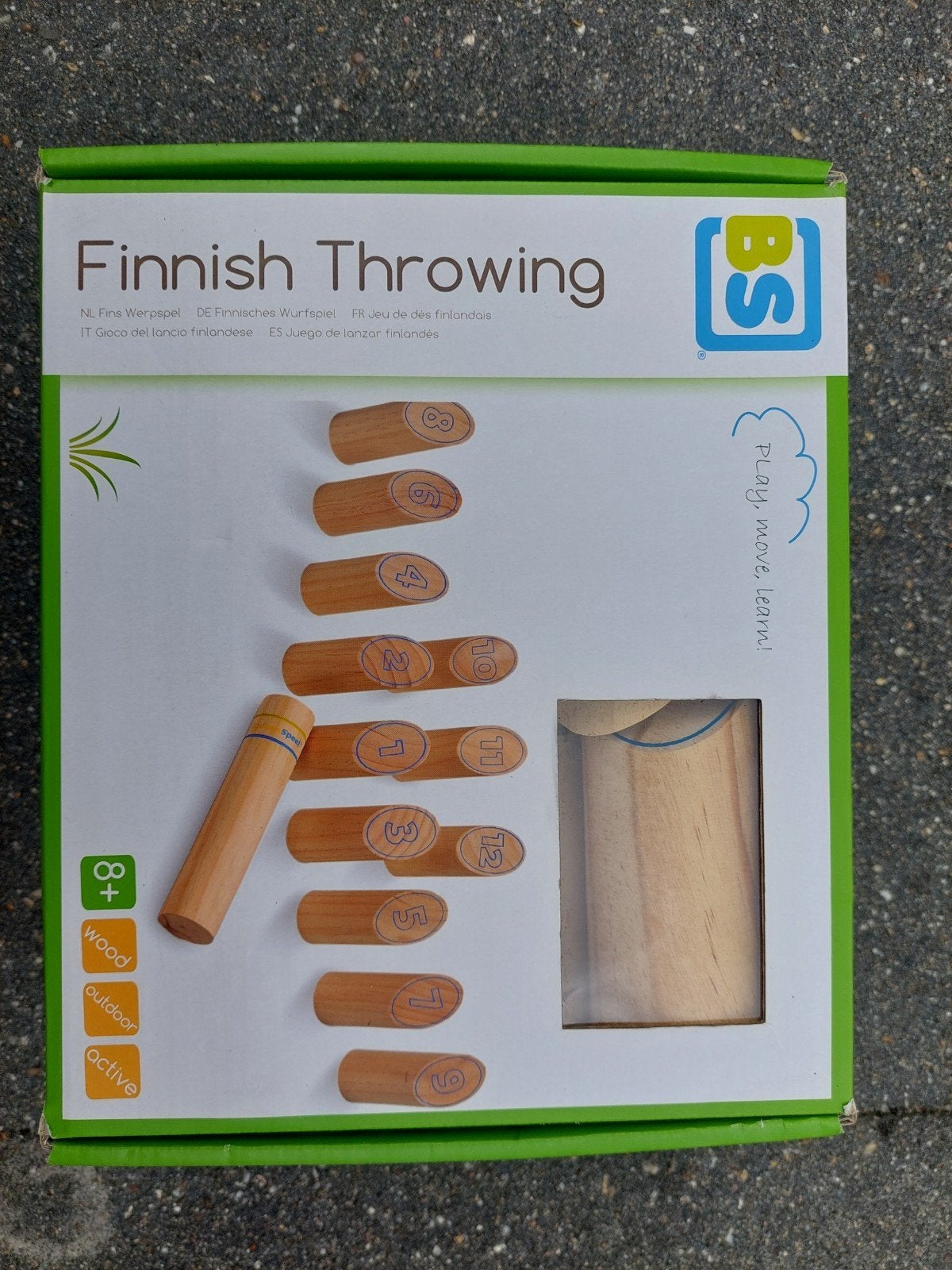 Fins Werpspel (Mölkky) - Outdoor Spel voor Jong en Oud, Ophalen of Verzenden