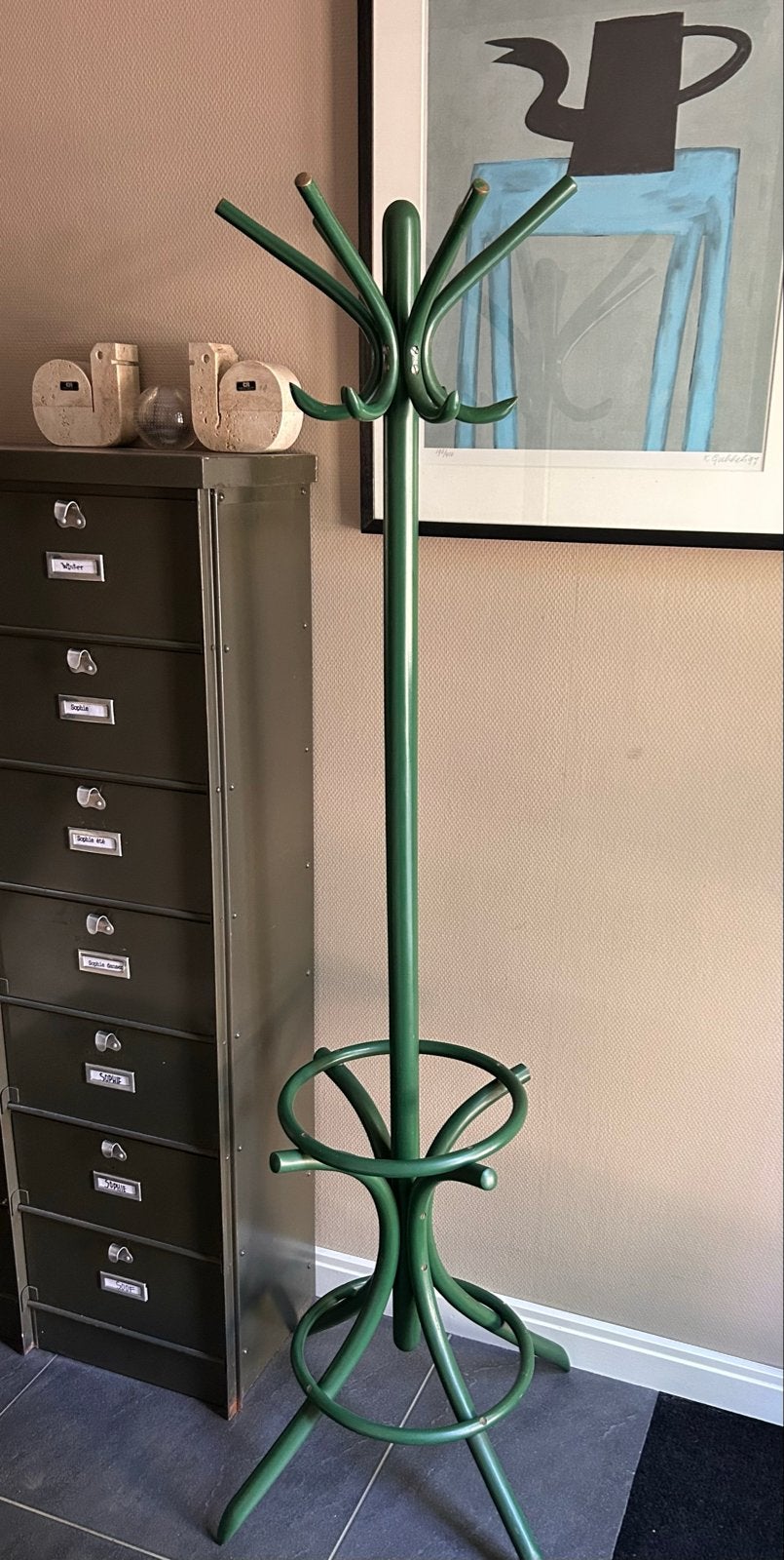Vintage Thonet kapstok uit de jaren '70, Ophalen, Gebruikt, Staande kapstok, 150 tot 200 cm