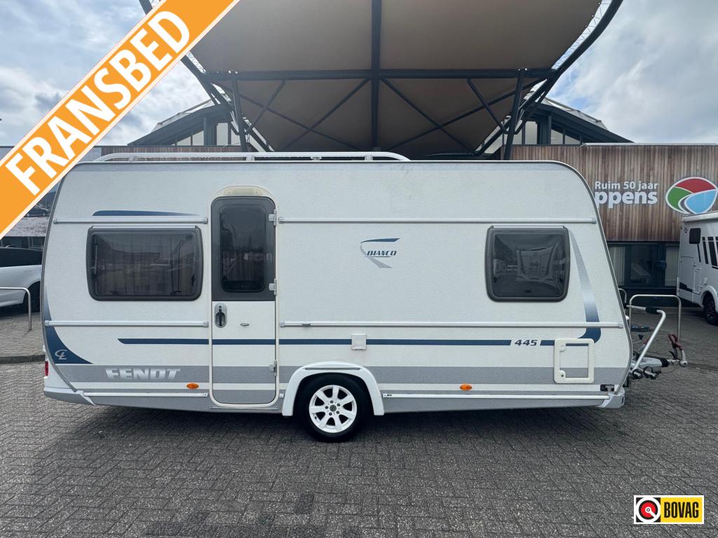 Fendt Bianco 445 TFB 2010 MOVER + VOORTENT!!!, Caravans en Kamperen, Standaardzit, Overige typen, Bedrijf, Fendt