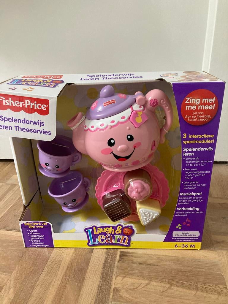 Nieuw Fisher-Price Leren Theeservies - Interactief Speelgoed, Ophalen of Verzenden, Nieuw, Speelset, Met geluid