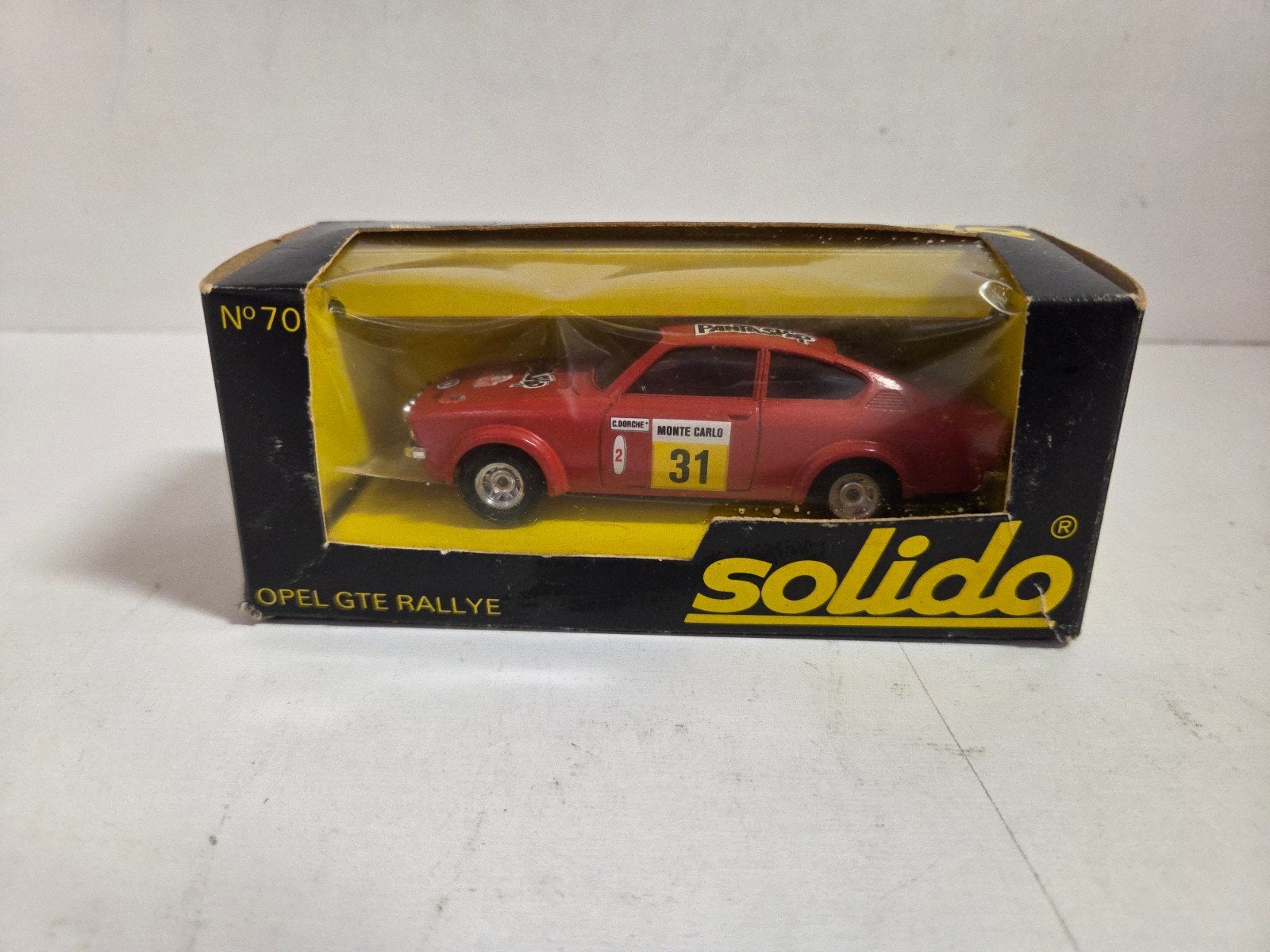 Solido Opel GTE Rallye 1:43 nieuw, Auto, Nieuw, Ophalen of Verzenden, .