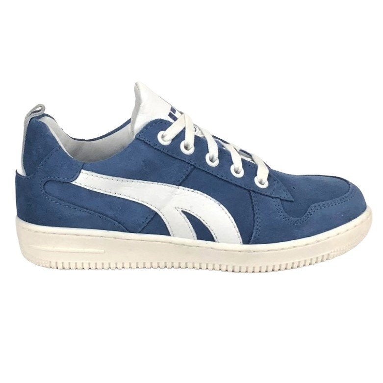 PIEDRO maat 33 lerensneaker blauw/wit - gratis verzenden, PIEDRO, Verzenden, Jongen of Meisje, Schoenen