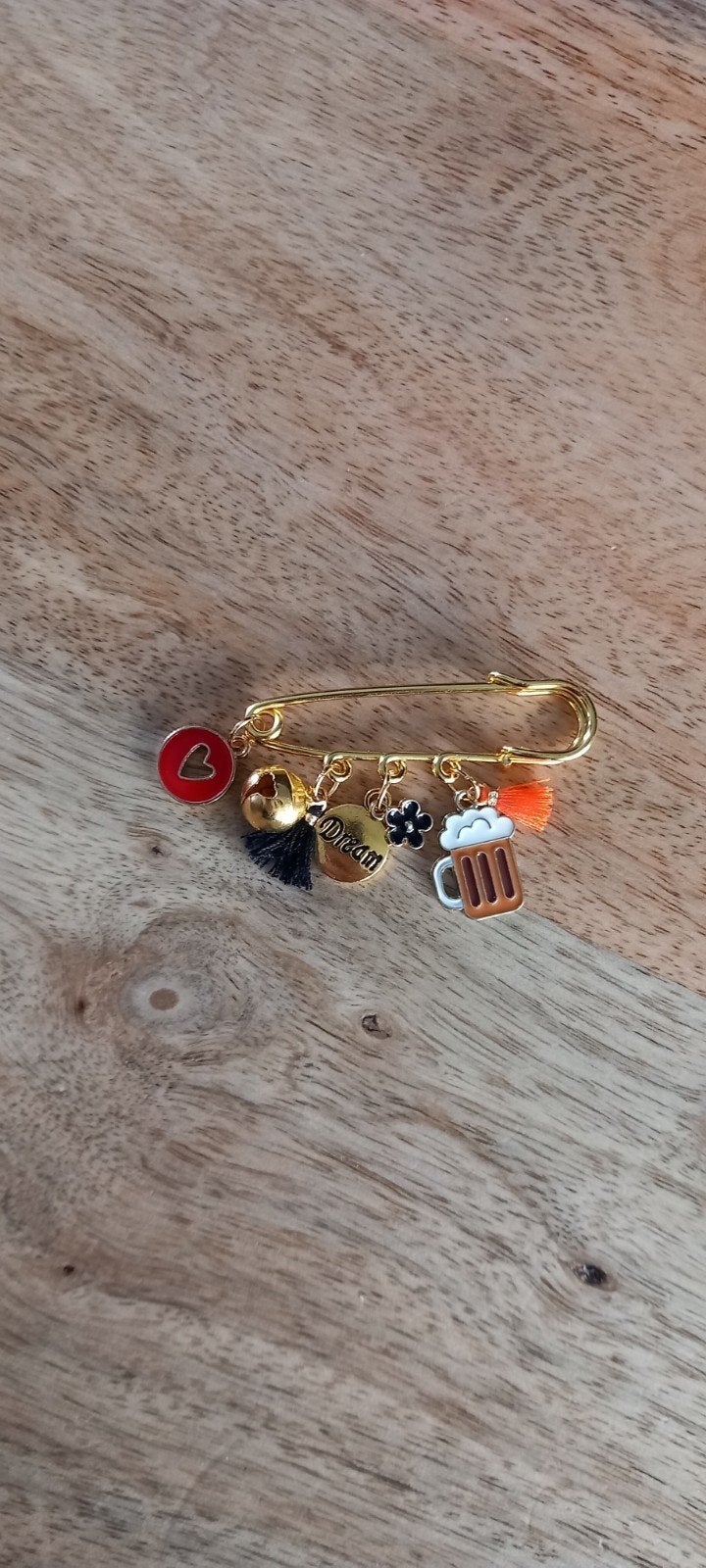 Leuke broche/speld met Hollandse thema's, Sieraden, Tassen en Uiterlijk, Broches, Overige materialen, 4 tot 7 cm, Ophalen of Verzenden