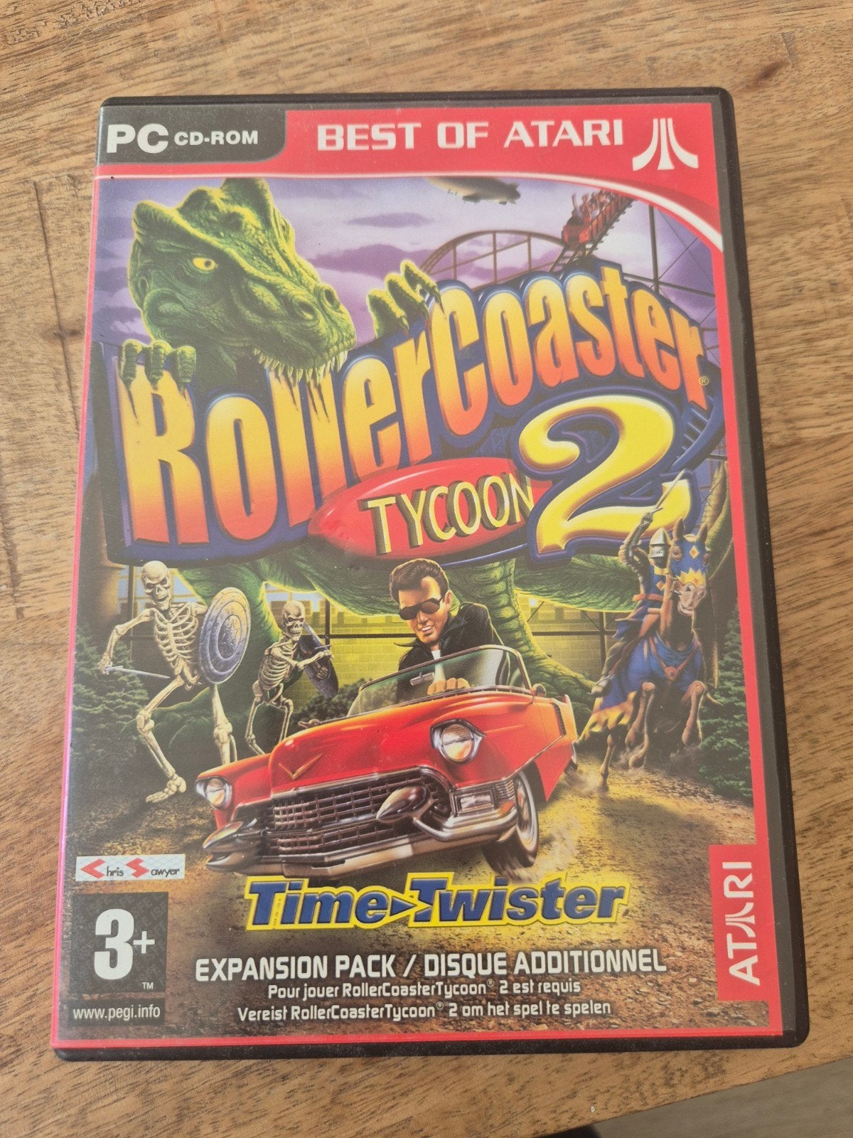 RollerCoaster Tycoon 2: Time Twister (PC CD-ROM), Spelcomputers en Games, Gebruikt, Verzenden, 1 speler, Vanaf 3 jaar