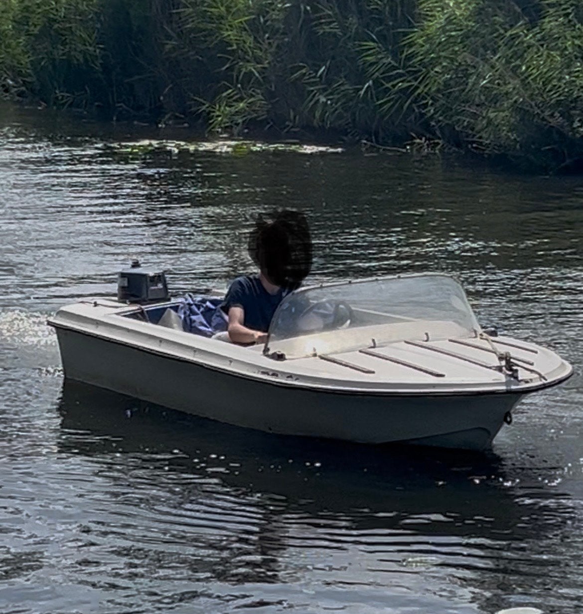 Speedbootje consolebootje 5 PK 2takt met benzinetank, Watersport en Boten, Ophalen, Gebruikt, Motor en Techniek