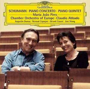 SCHUMANN Piano concerto PIRES ABBADO DG NIEUWSTAAT, Ophalen of Verzenden, Romantiek, Zo goed als nieuw, Orkest of Ballet