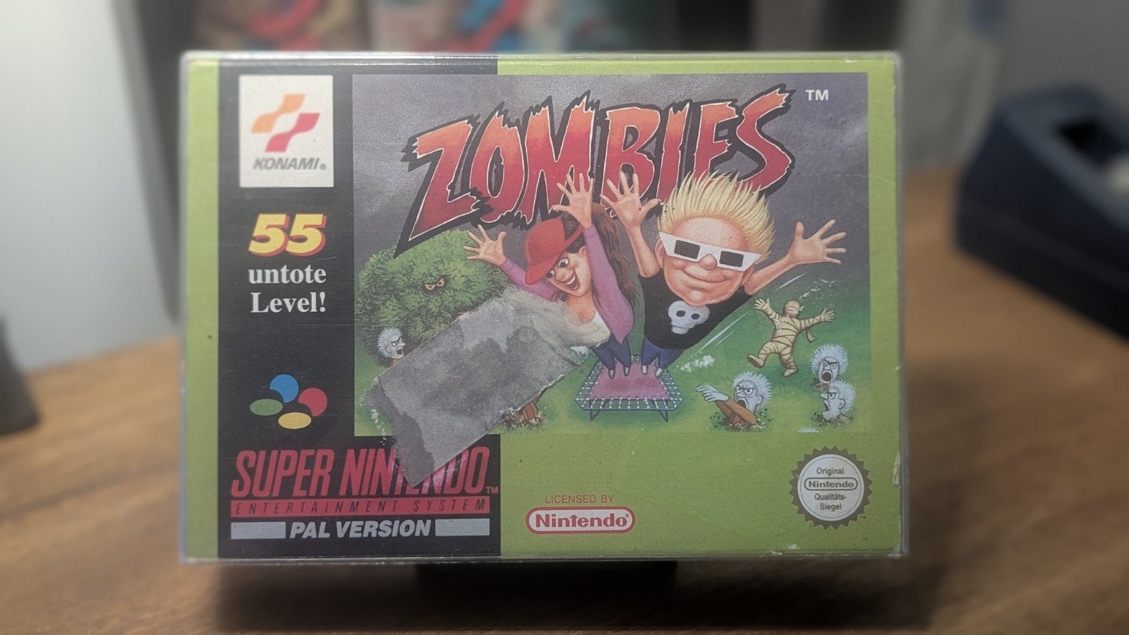 Zombies SNES PAL Version - Konami Klassieker, Avontuur en Actie, Gebruikt, 1 speler, Eén computer