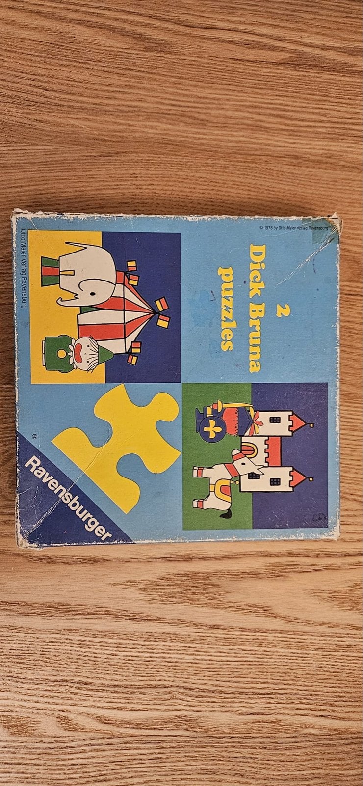Dick Bruna Ravensburger Puzzels - 2 stuks, Ophalen, Minder dan 10 stukjes, Gebruikt, 2 tot 4 jaar