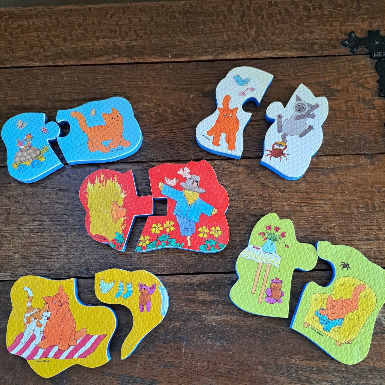 bad foam puzzel, Ophalen of Verzenden, 10 tot 50 stukjes, Zo goed als nieuw, 2 tot 4 jaar