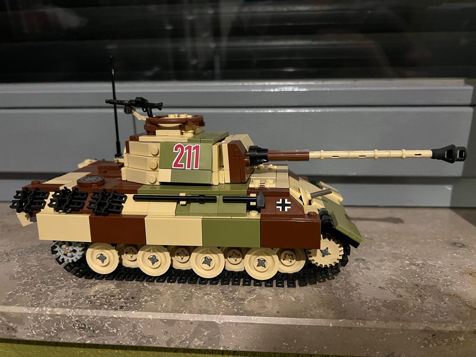 Brickmania BKM2134 Panther Ausf G Ambush Camouflage, Ophalen of Verzenden, Gebruikt, Overige merken